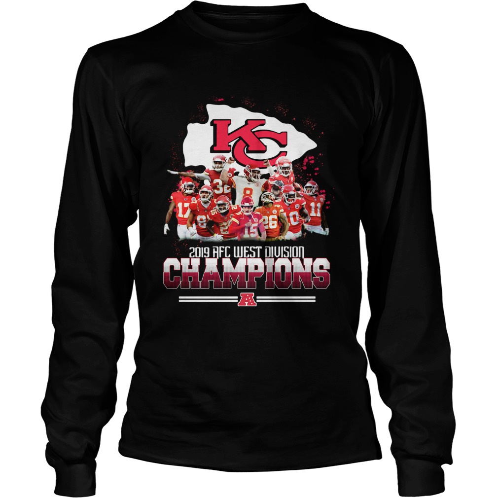 AFC West Division Champions Kansas City Chiefs 2019 LongSleeve