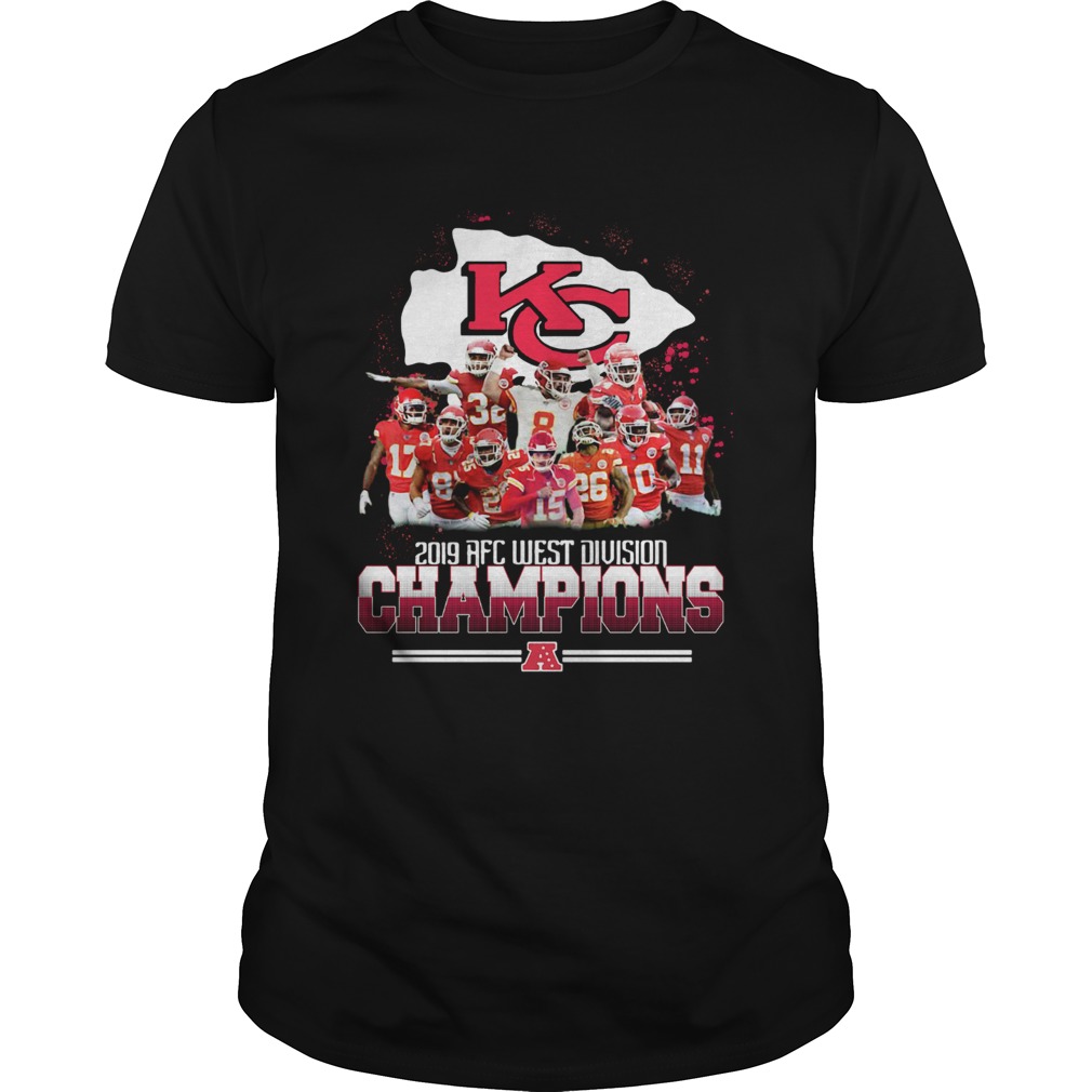 AFC West Division Champions Kansas City Chiefs 2019 shirt