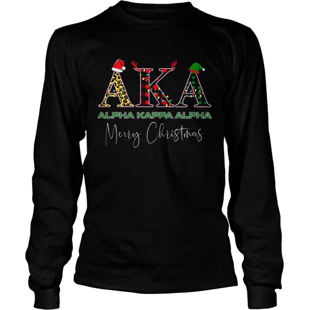 AKA Alpha Kappa Alpha Merry Christmas LongSleeve