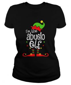 Abuelo Elf Christmas Spanish Grandpa Matching Family Xmas  Classic Ladies