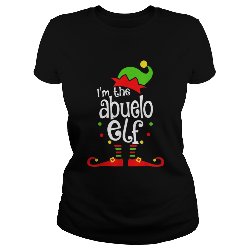 Abuelo Elf Christmas Spanish Grandpa Matching Family Xmas Classic Ladies