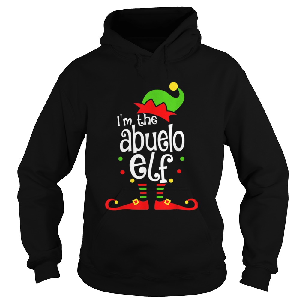 Abuelo Elf Christmas Spanish Grandpa Matching Family Xmas Hoodie