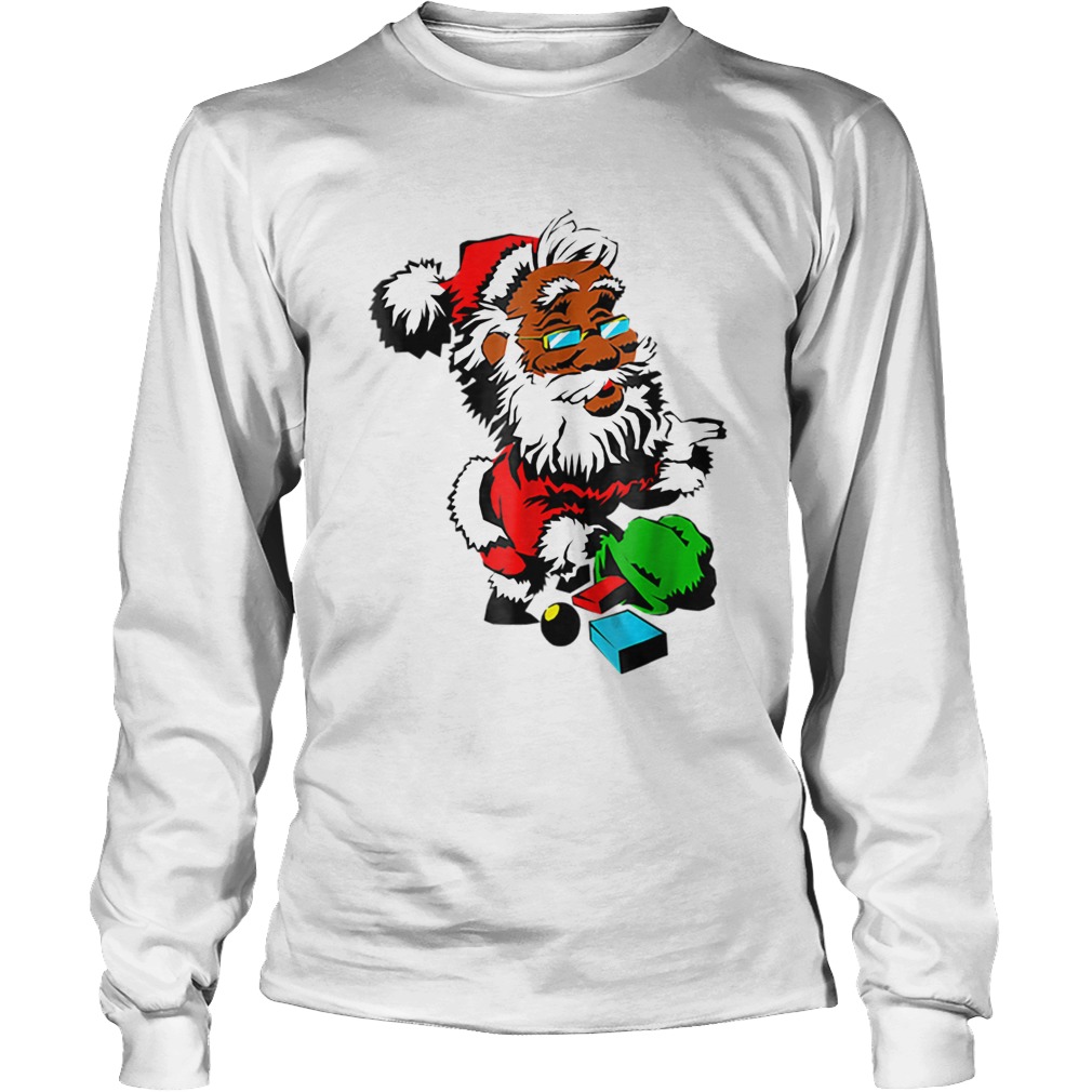 African American Santa Claus Christmas LongSleeve