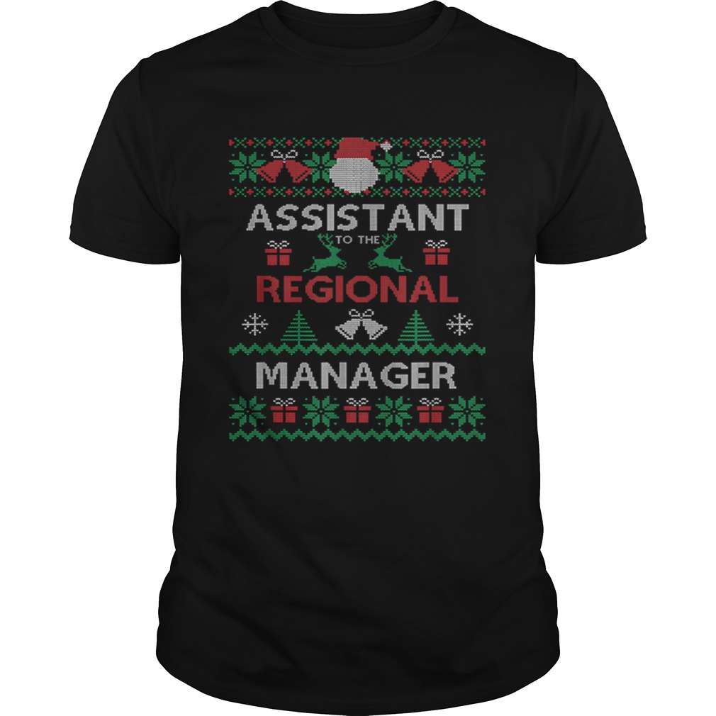 Assistant To The Regional Manager Ugly Christmas shirt