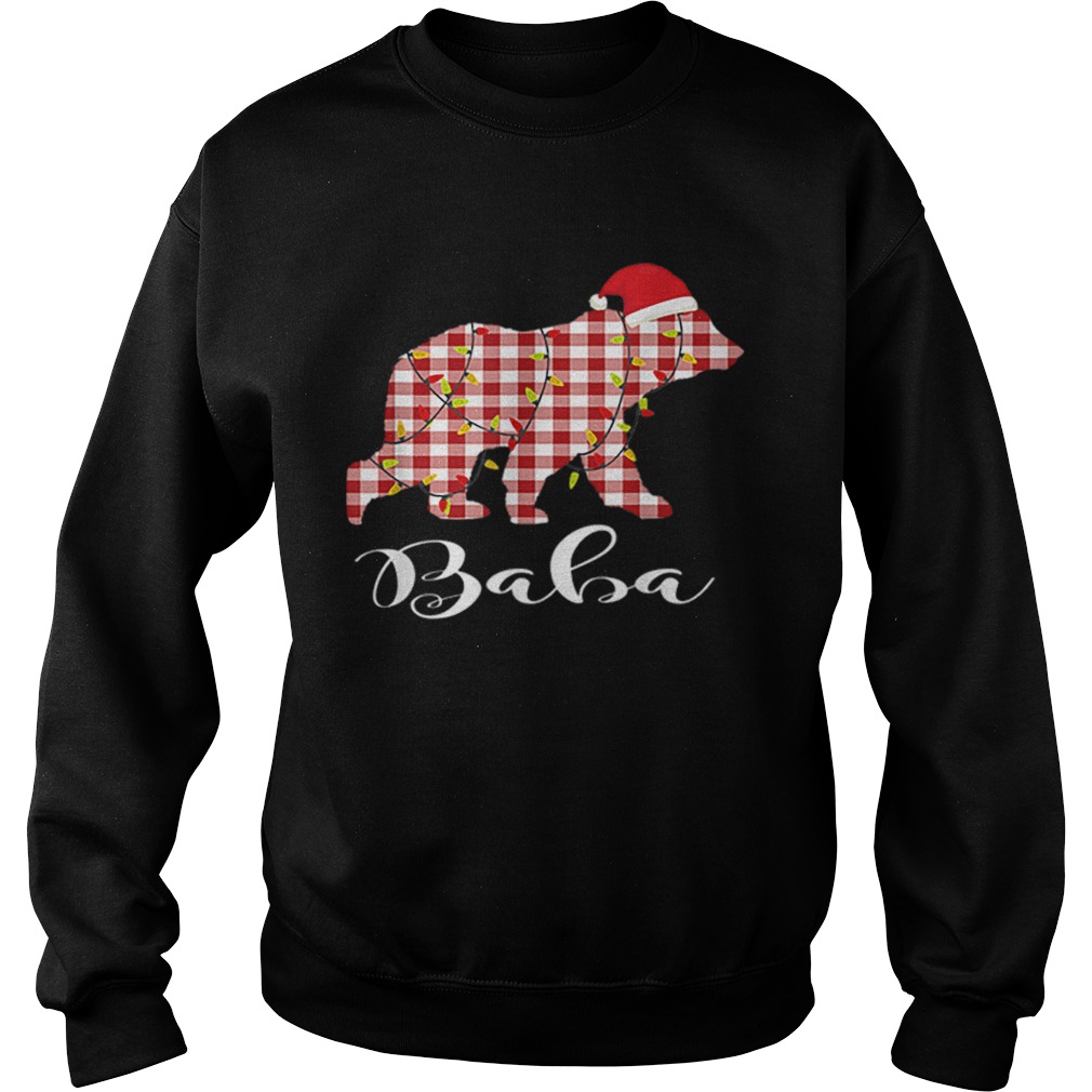 Baba Bear Christmas Matching Family Ugly Pajama Hat Santa Sweatshirt