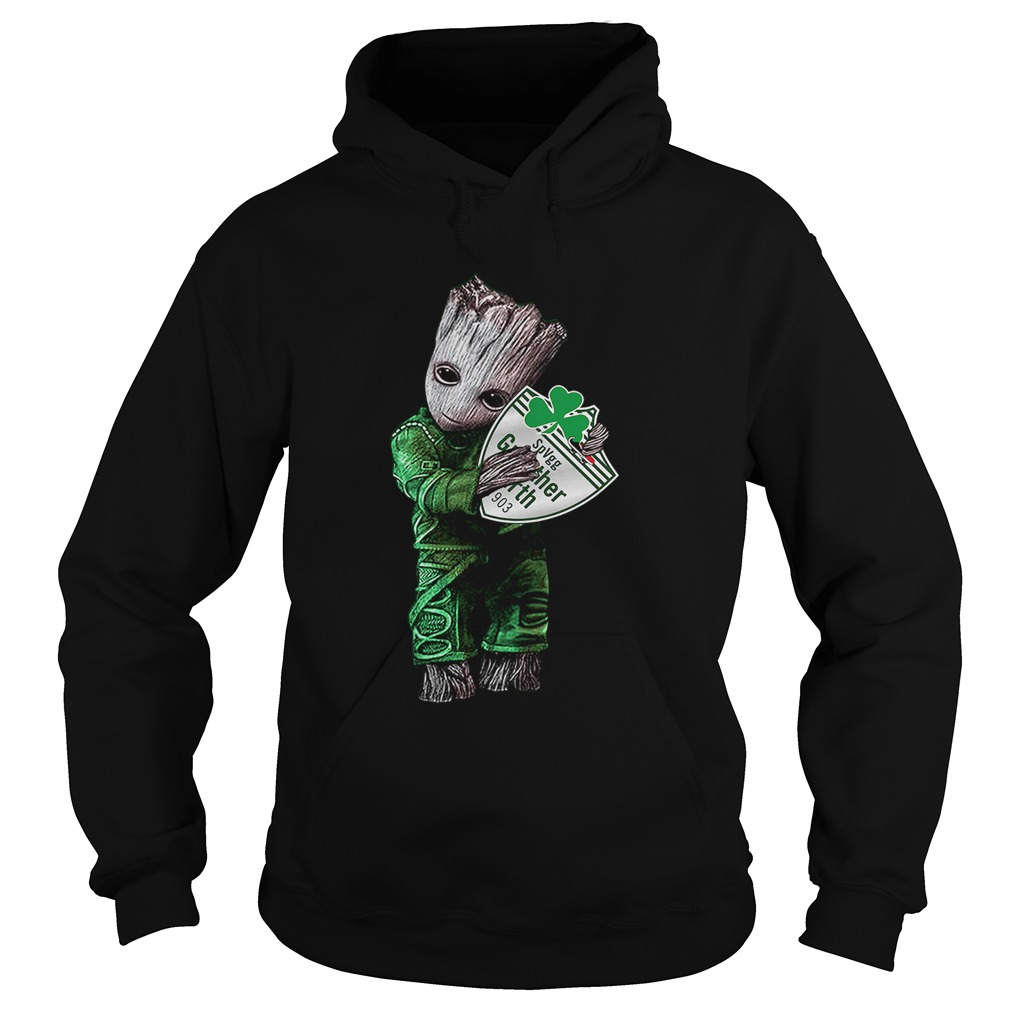 Baby Groot hug SpVgg Greuther Frth Hoodie