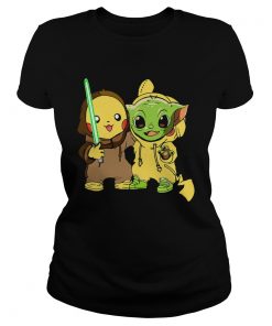 Baby Yoda And Baby Pikachu  Classic Ladies