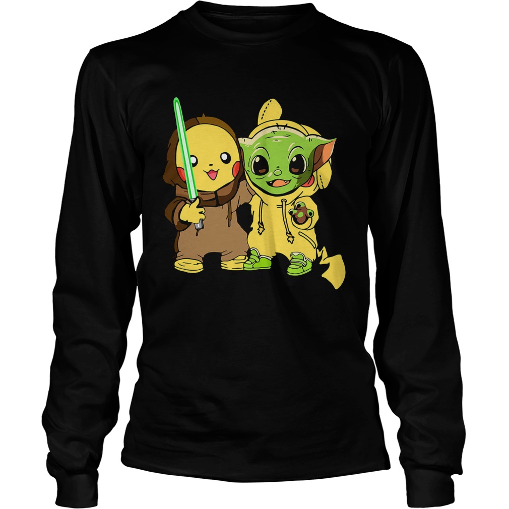 Baby Yoda And Baby Pikachu LongSleeve