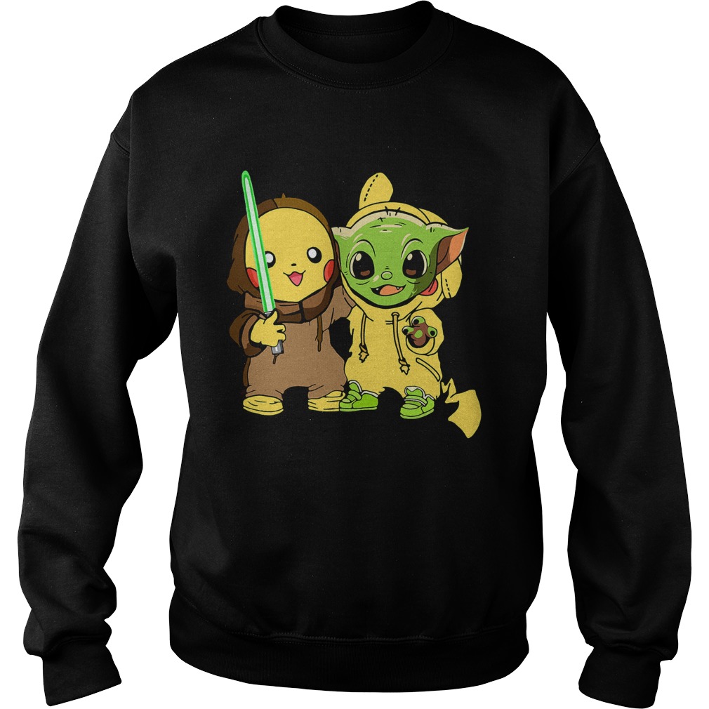 Baby Yoda And Baby Pikachu Sweatshirt