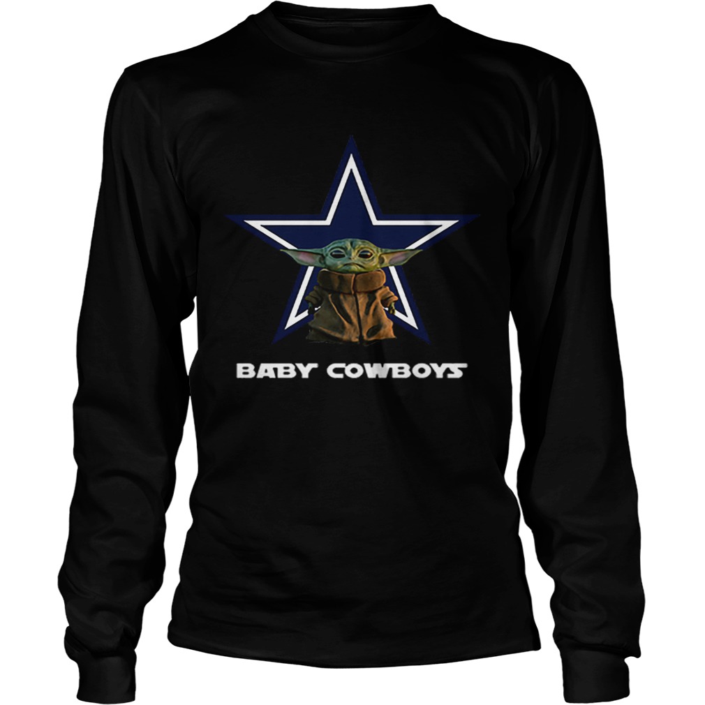 Baby Yoda Baby Cowboys Dallas Cowboys LongSleeve