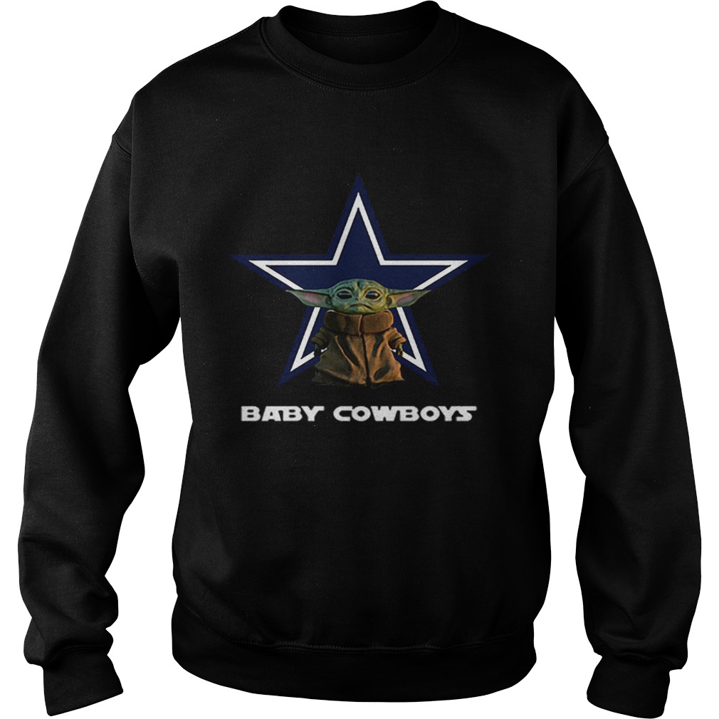 Baby Yoda Baby Cowboys Dallas Cowboys Sweatshirt