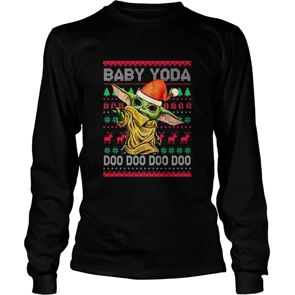 Baby Yoda Doo Doo Doo ugly Christmas LongSleeve