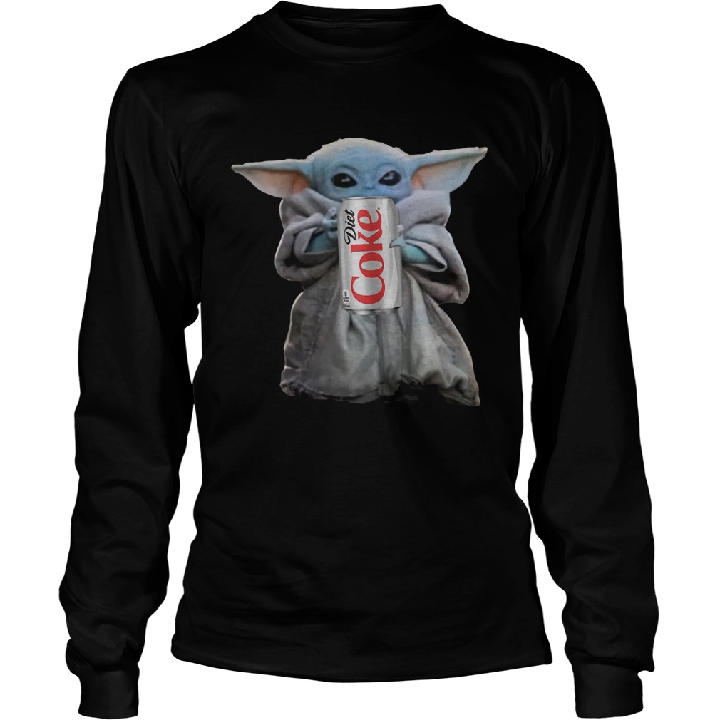 Baby Yoda Drink Diet Coke LongSleeve