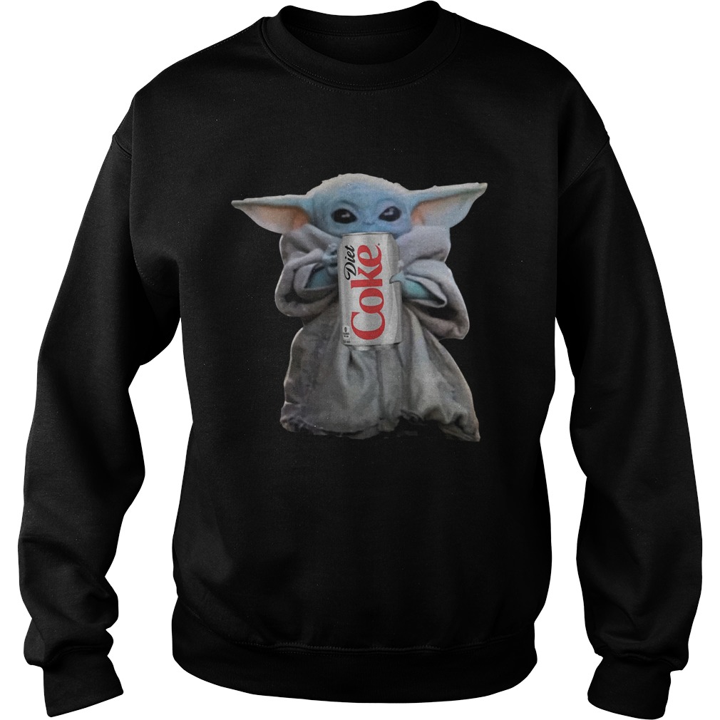 Baby Yoda Drink Diet Coke Sweatshirt