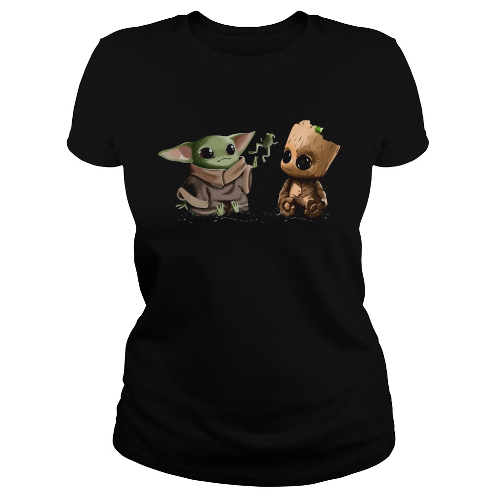 Baby Yoda Frog and Groot Classic Ladies