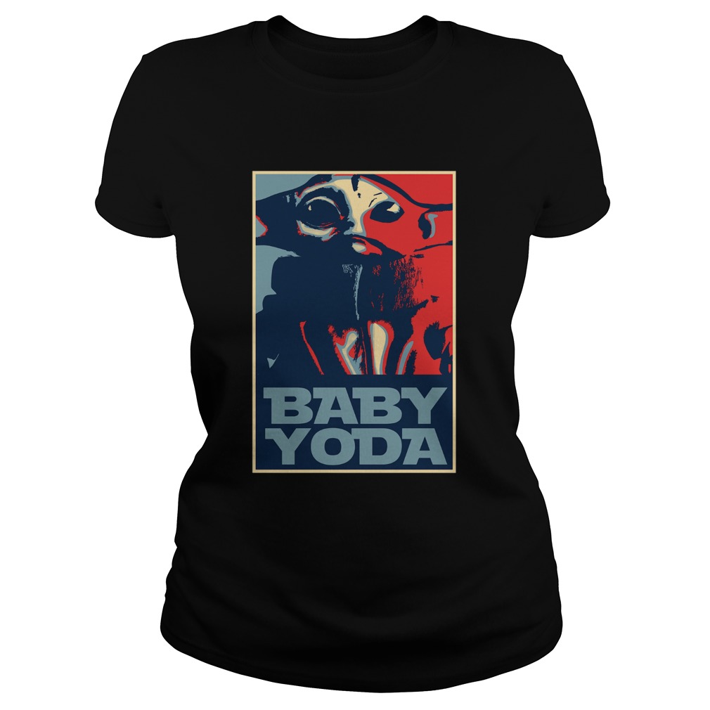 Baby Yoda Hope Poster Classic Ladies