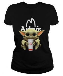 Baby Yoda Hug Arbys  Classic Ladies