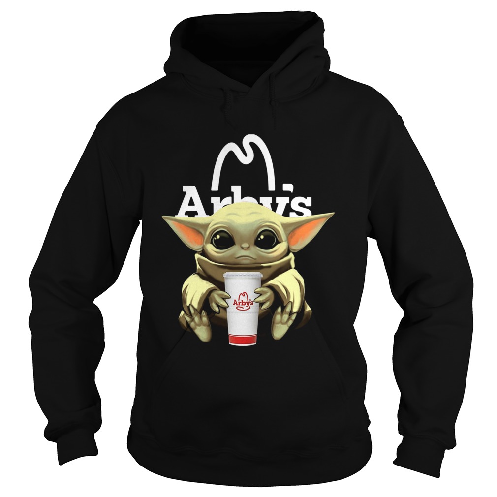 Baby Yoda Hug Arbys Hoodie