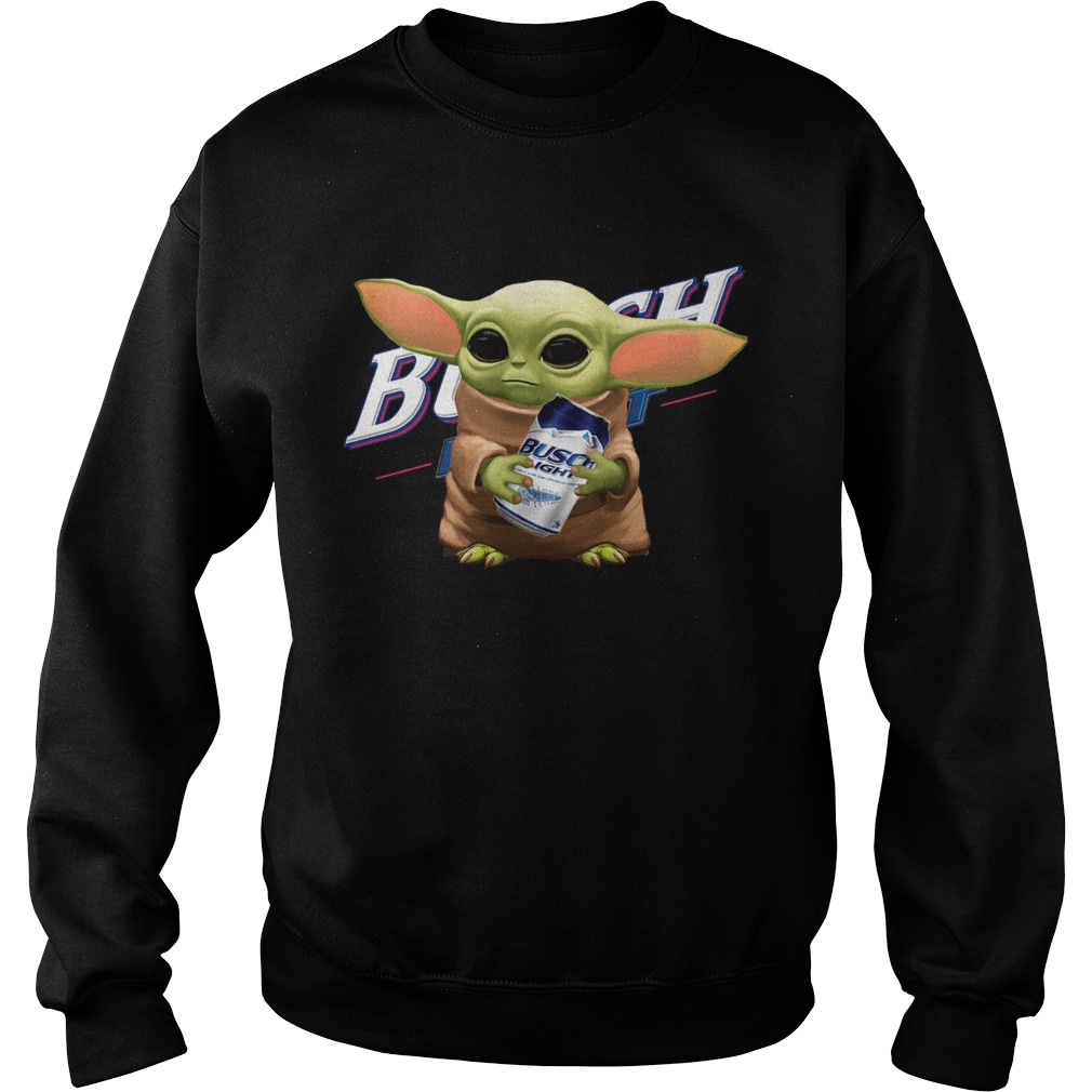 Baby Yoda Hug Busch Light Sweatshirt