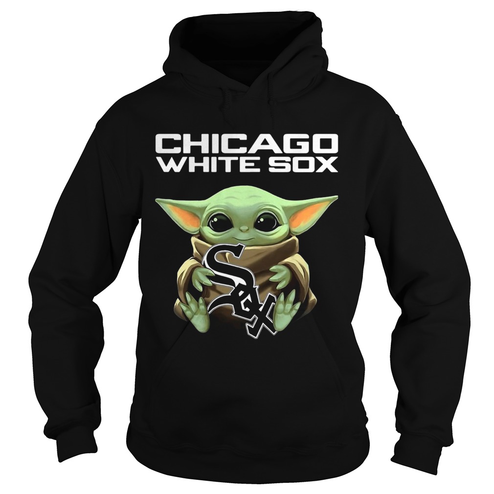 Baby Yoda Hug Chicago White Sox Hoodie