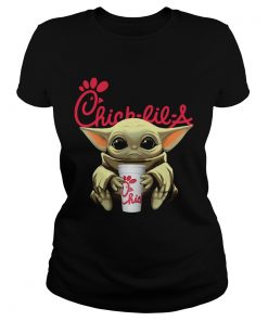 Baby Yoda Hug Chick Fil A  Classic Ladies