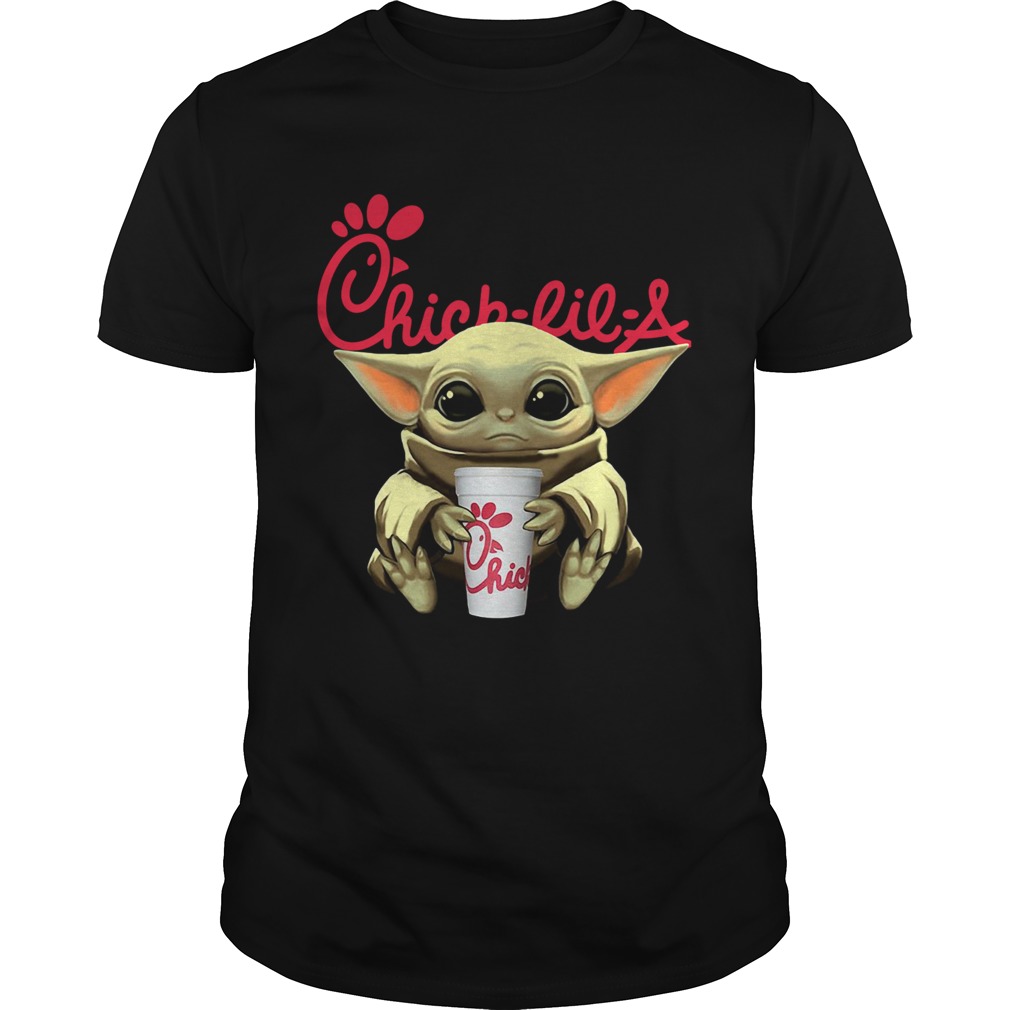 Baby Yoda Hug Chick Fil A shirt