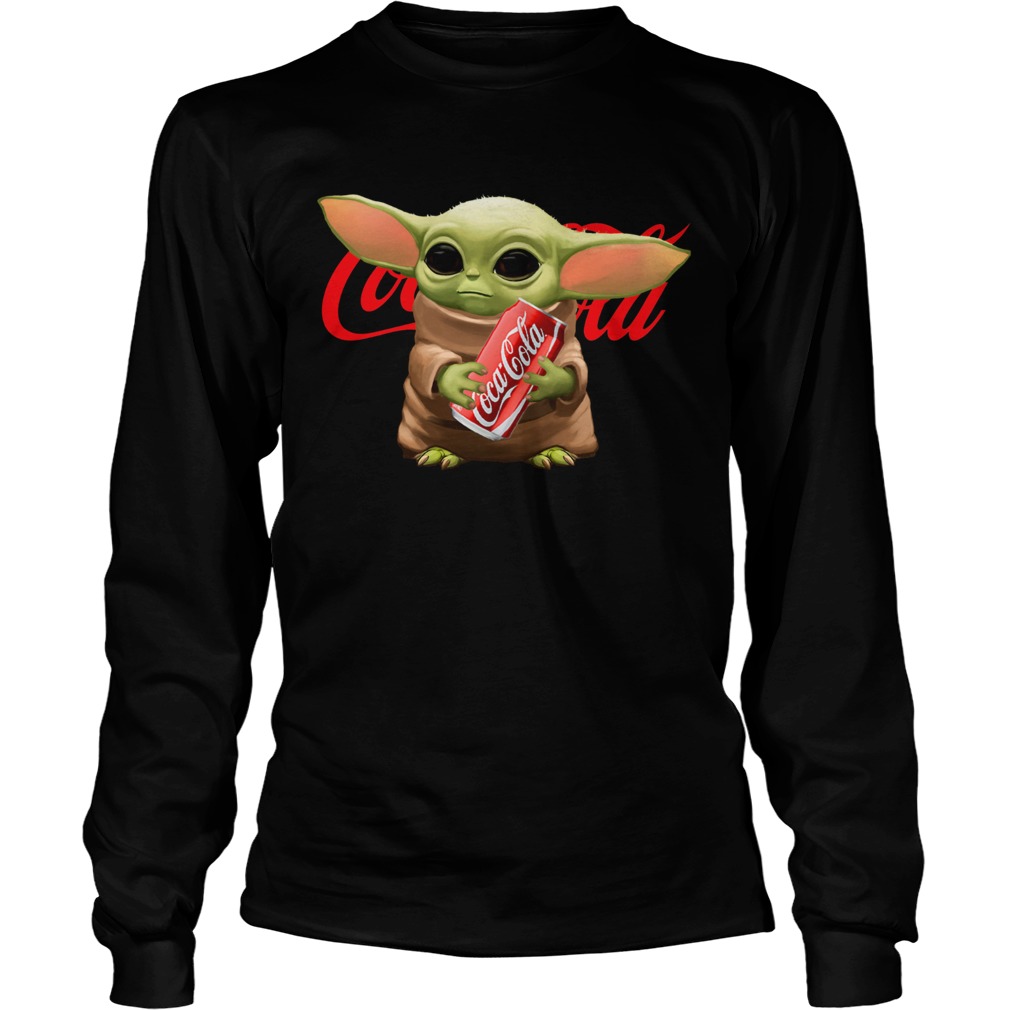 Baby Yoda Hug Coca Cola LongSleeve