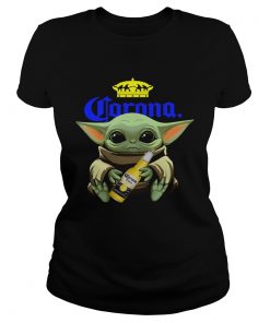 Baby Yoda Hug Corona  Classic Ladies