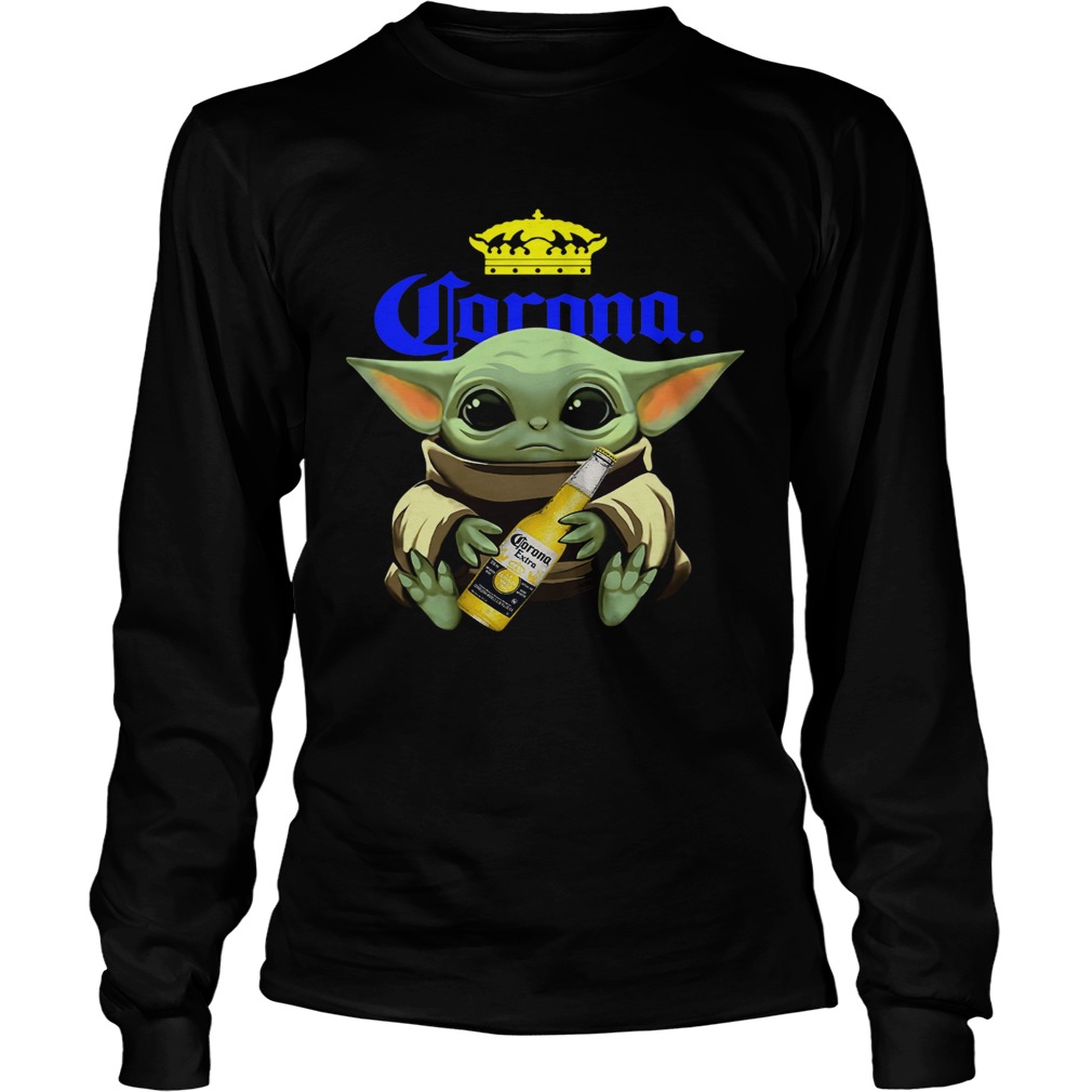 Baby Yoda Hug Corona LongSleeve