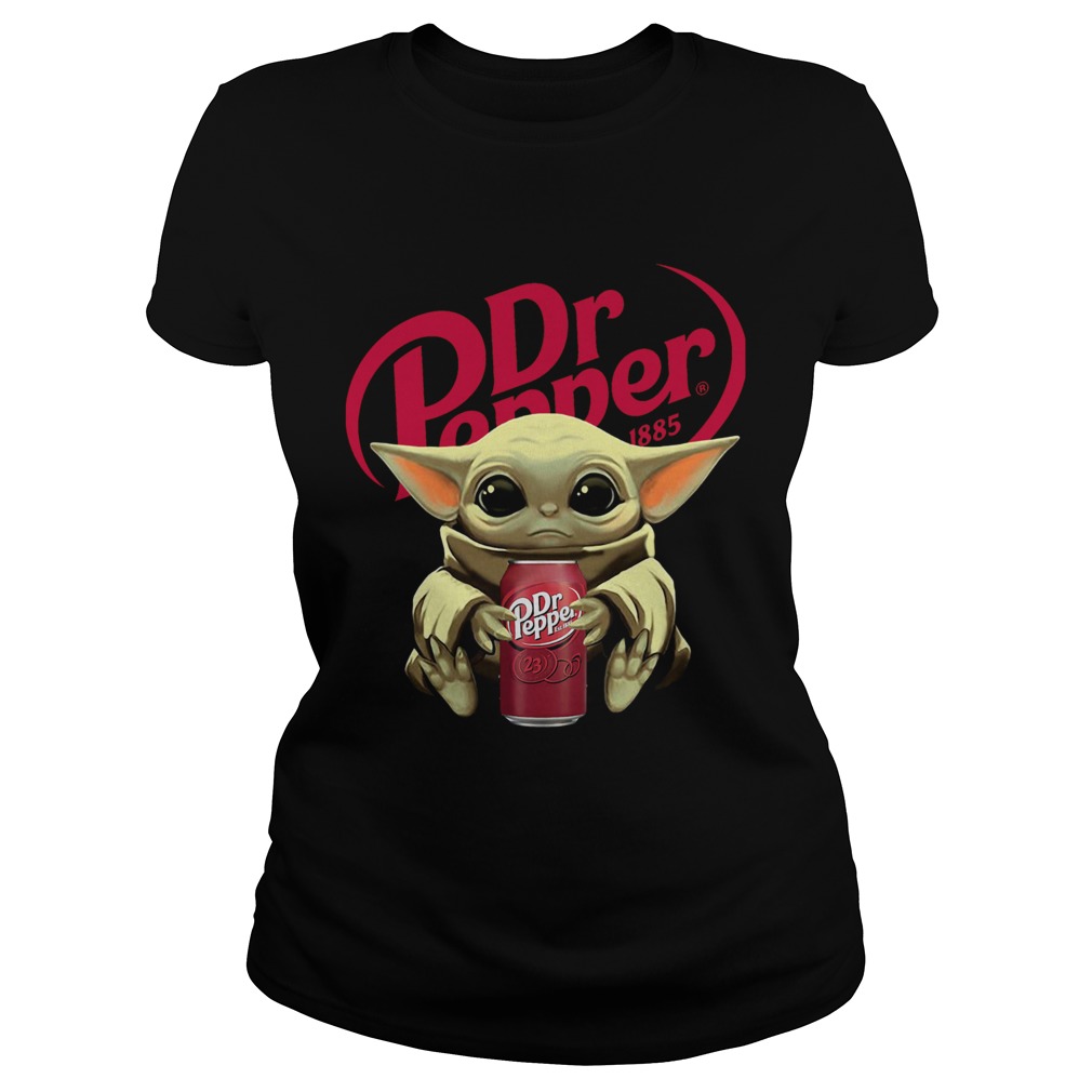 Baby Yoda Hug Dr Pepper Classic Ladies