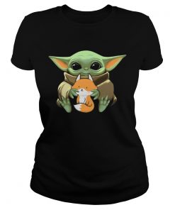 Baby Yoda Hug Fox  Classic Ladies