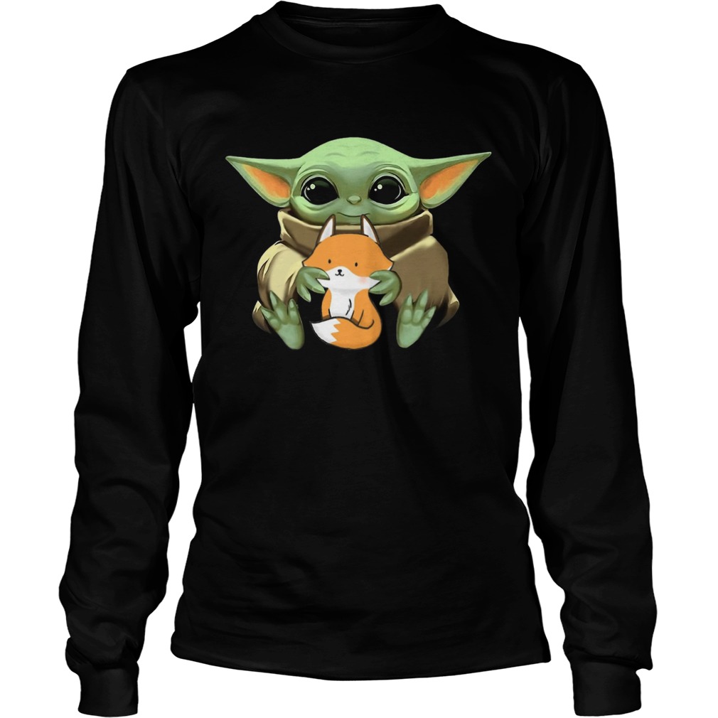 Baby Yoda Hug Fox LongSleeve