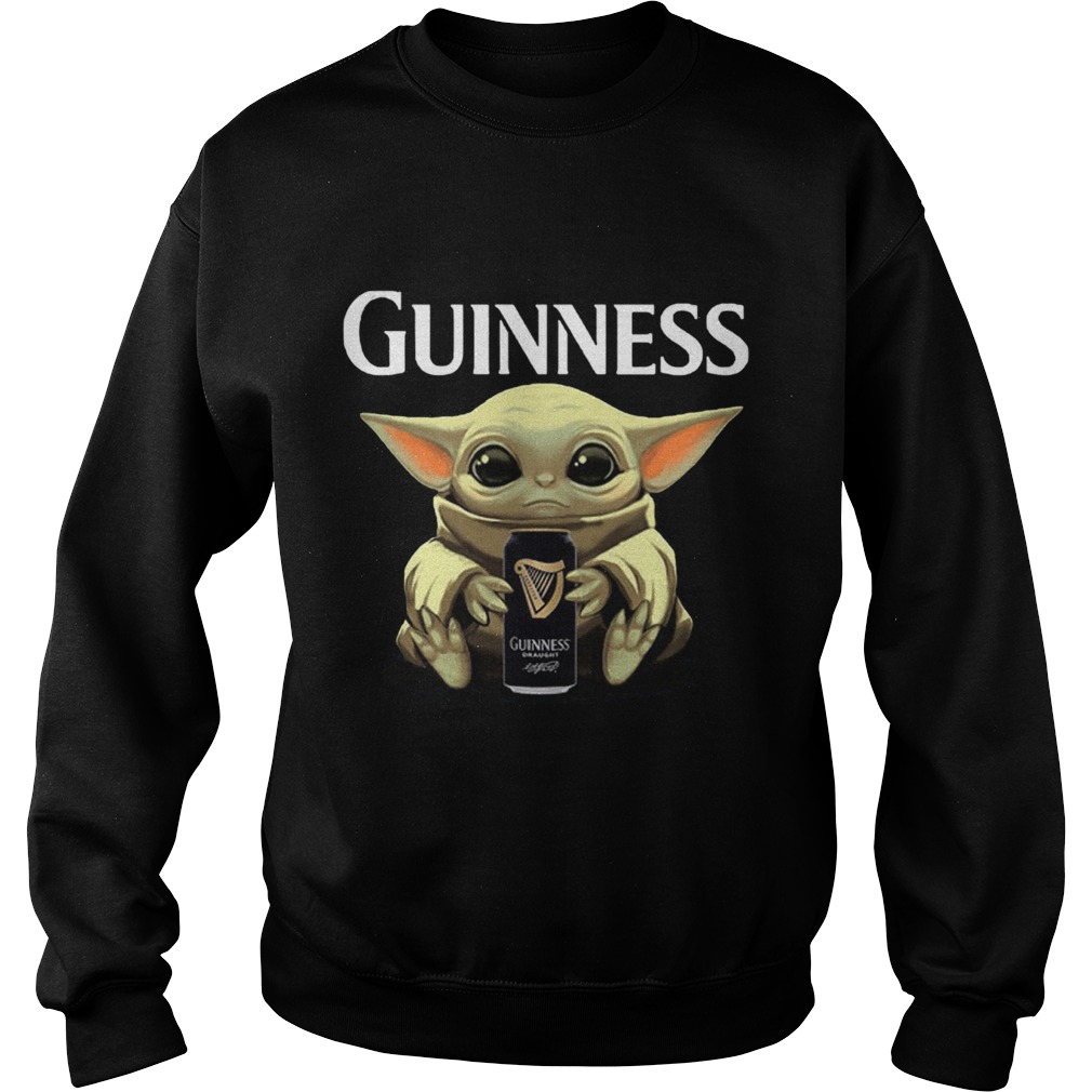 Baby Yoda Hug Guinness Sweatshirt