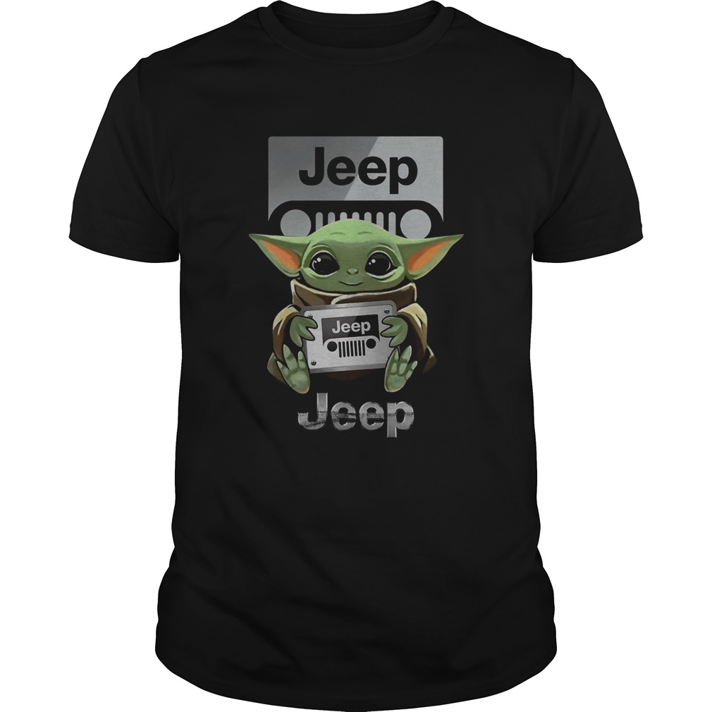 Baby Yoda Hug Jeep shirt