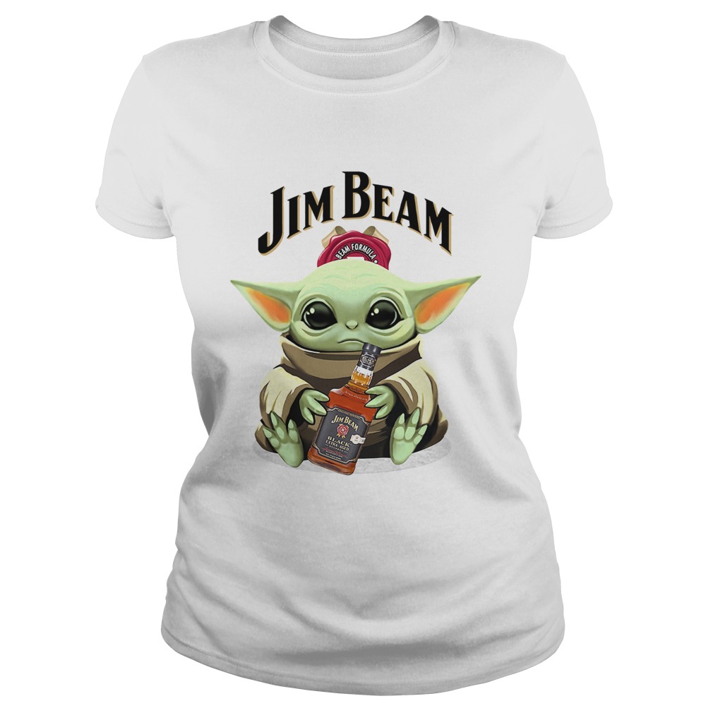 Baby Yoda Hug Jim Beam Classic Ladies