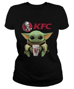 Baby Yoda Hug KFC  Classic Ladies