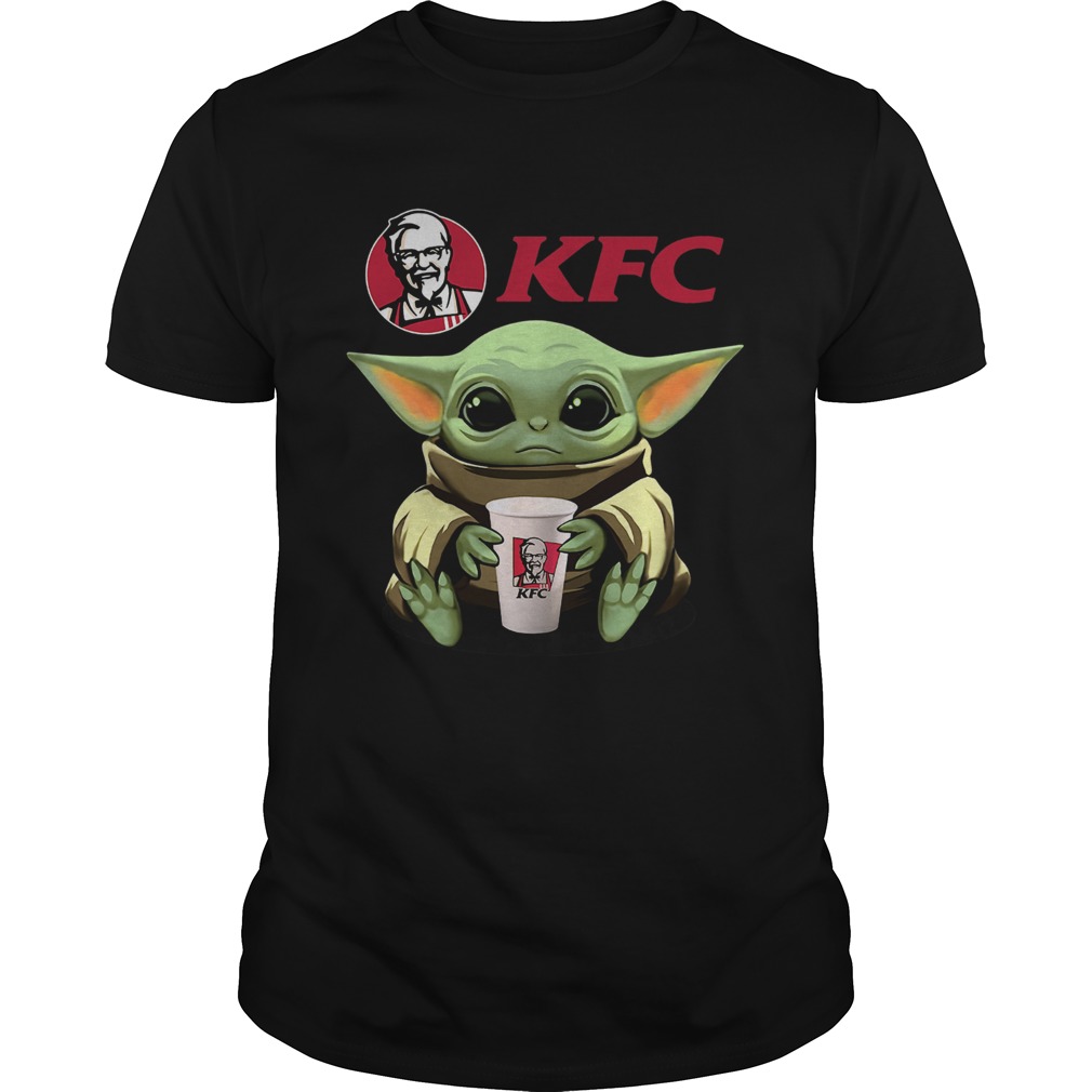 Baby Yoda Hug KFC shirt