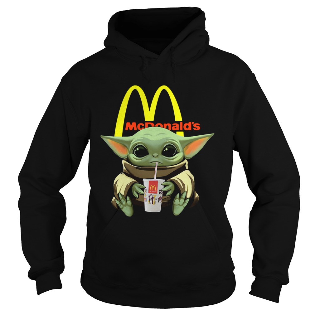 Baby Yoda Hug Mcdonalds Hoodie