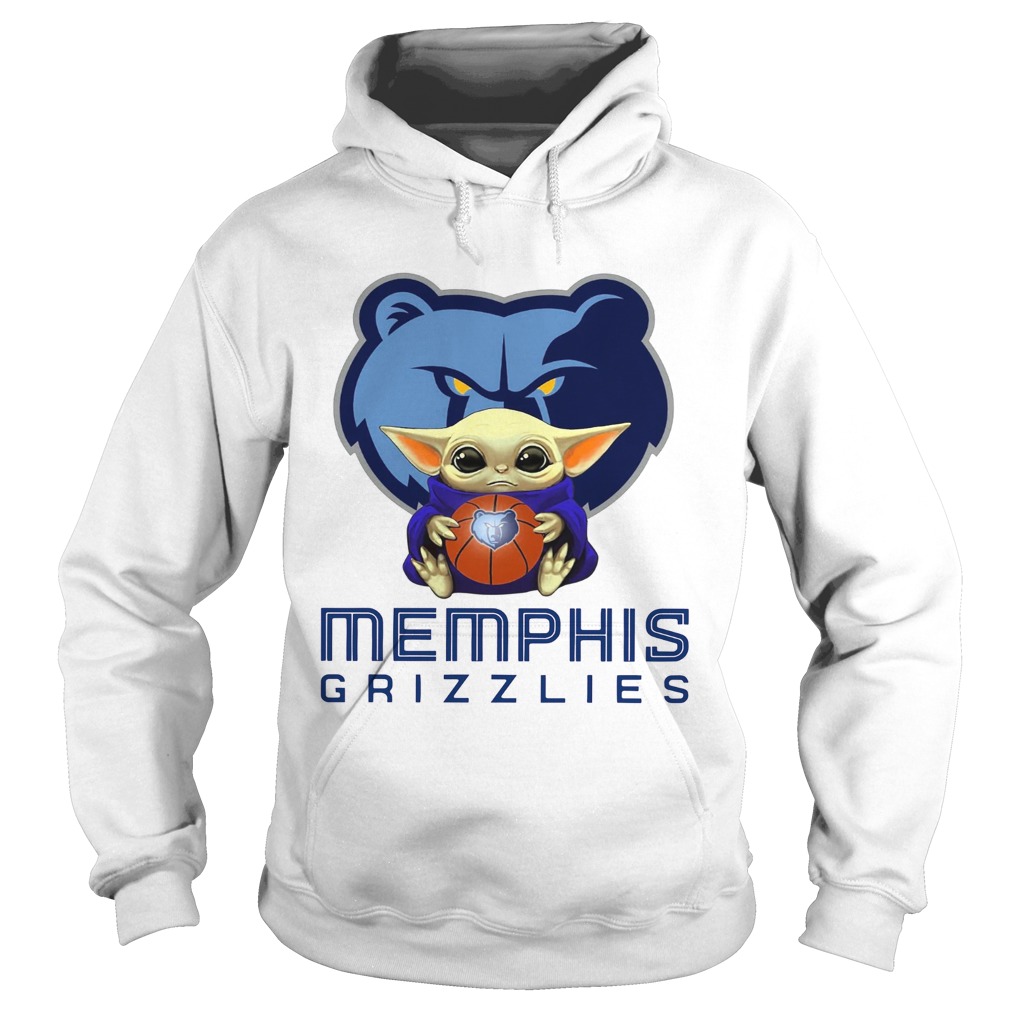 Baby Yoda Hug Memphis Grizzlies Hoodie