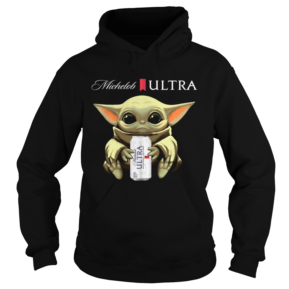 Baby Yoda Hug Michelob Ultra Hoodie