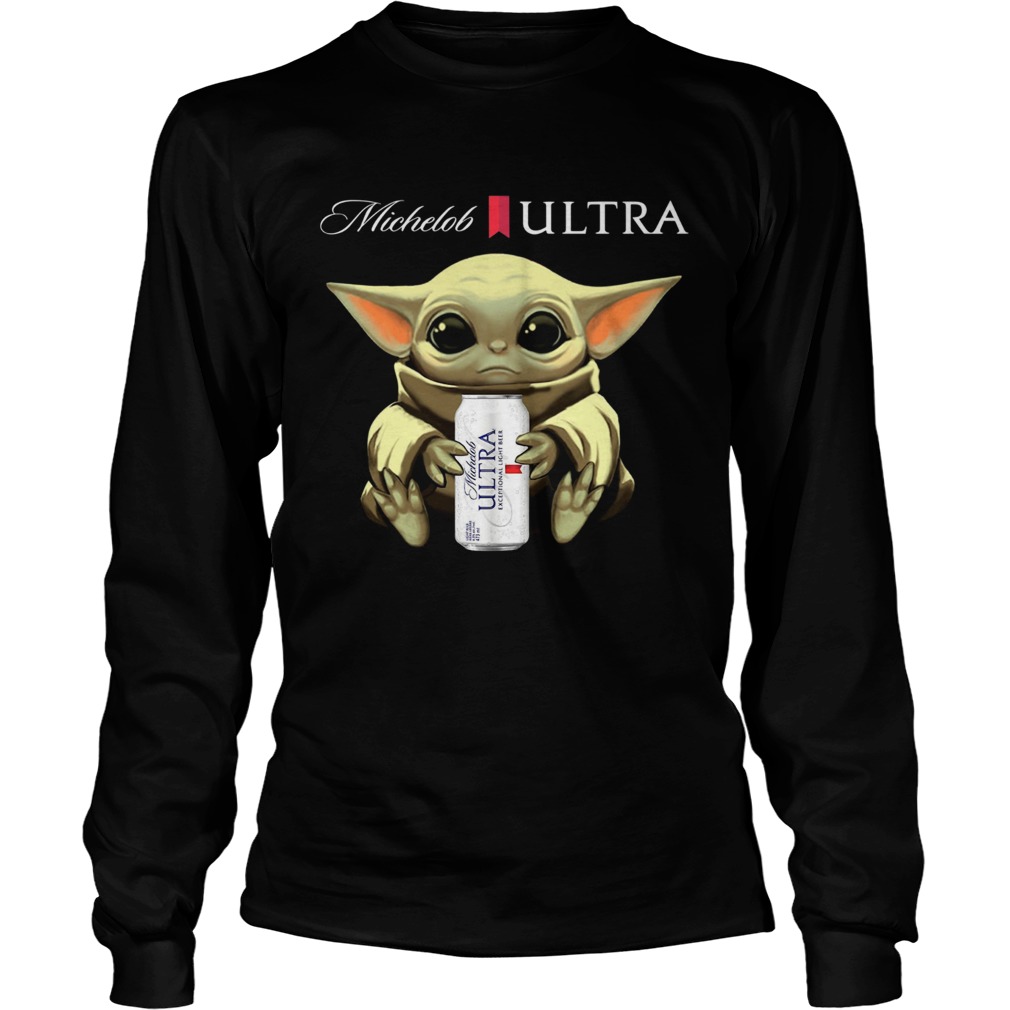 Baby Yoda Hug Michelob Ultra LongSleeve