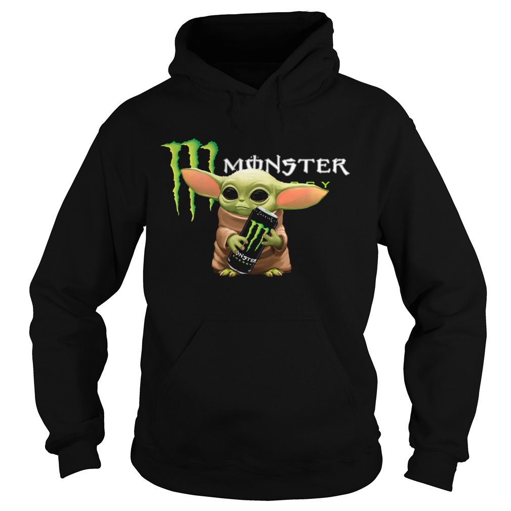 Baby Yoda Hug Monster Energy Hoodie