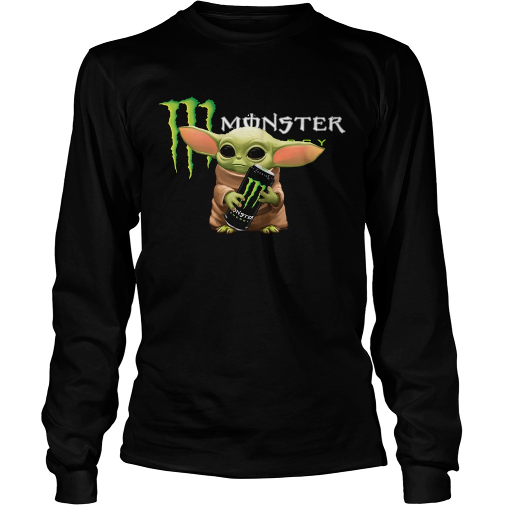 Baby Yoda Hug Monster Energy LongSleeve