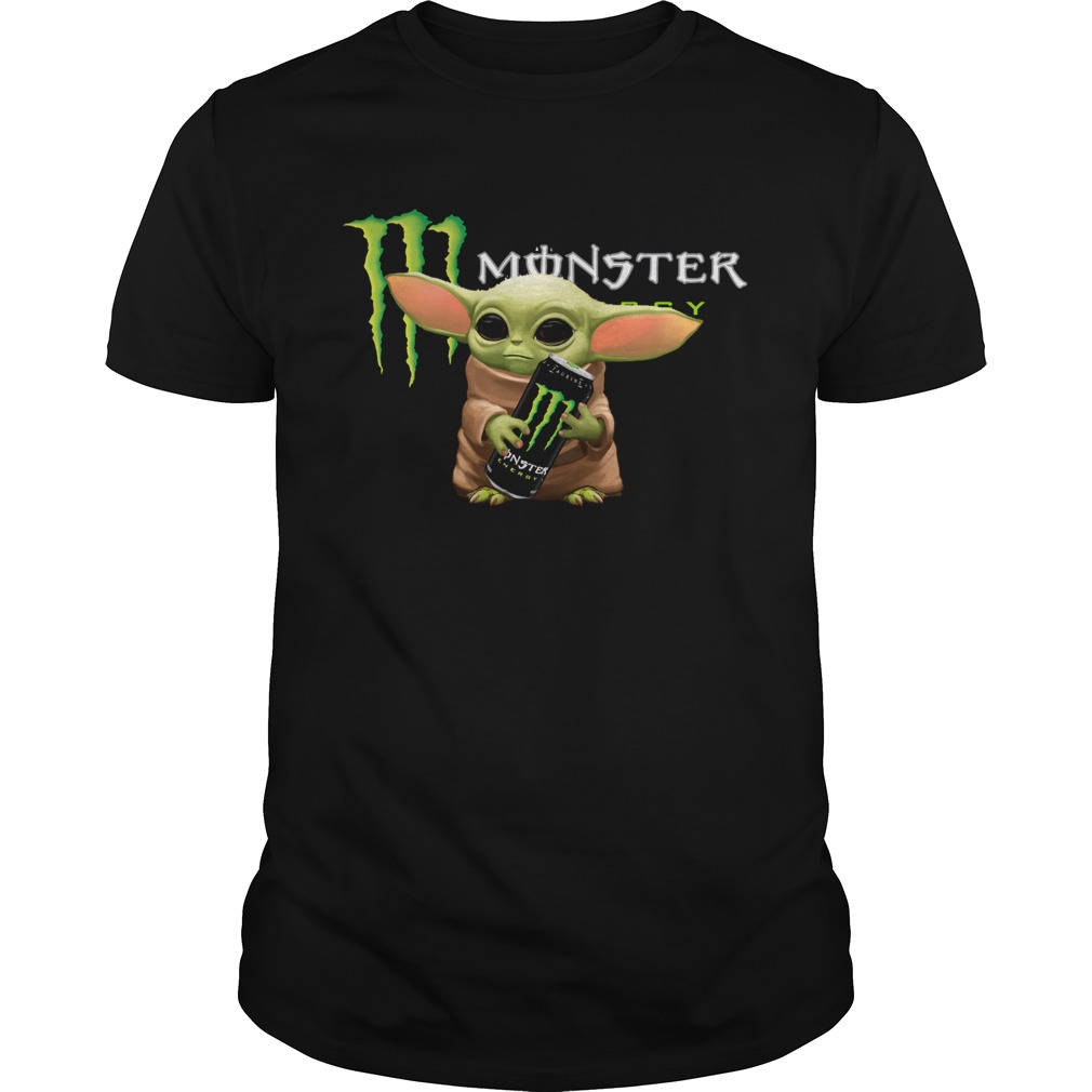 Baby Yoda Hug Monster Energy shirt