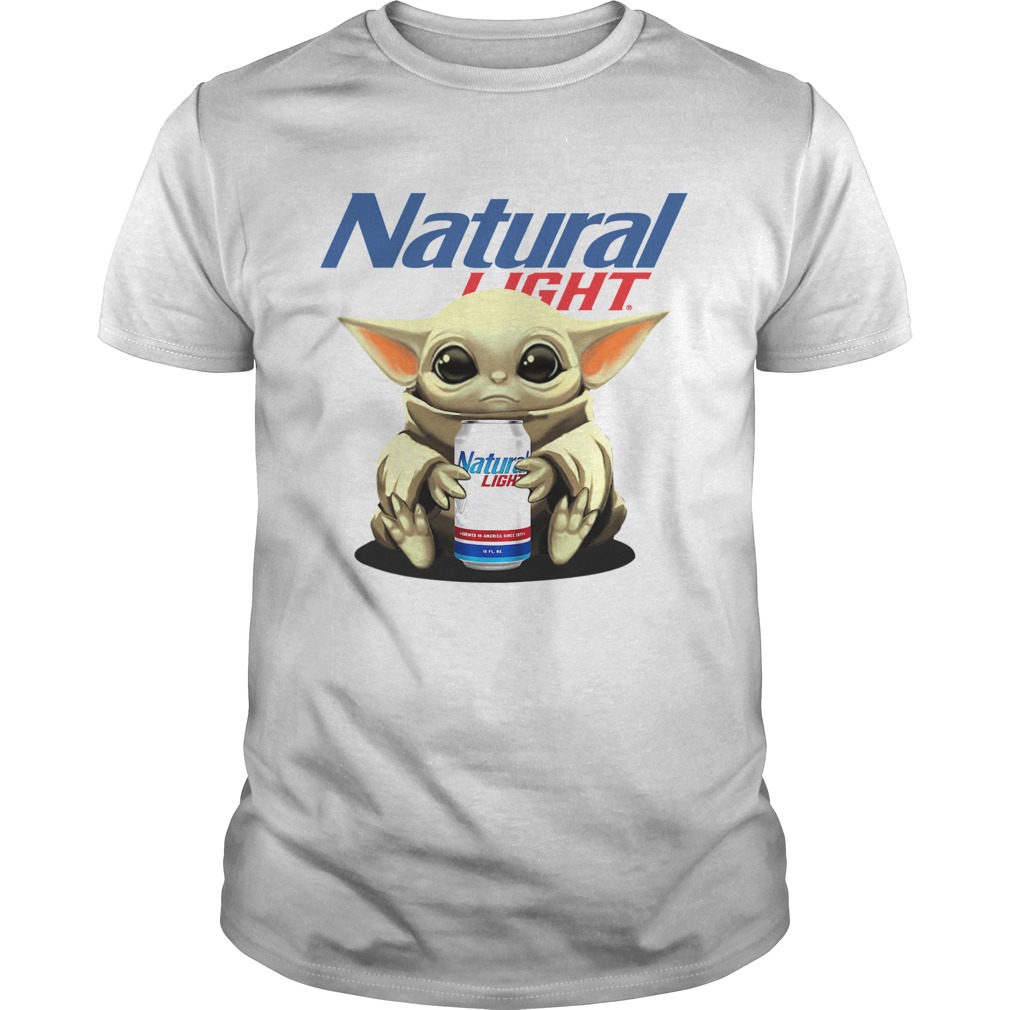 Baby Yoda Hug Natural Light shirt