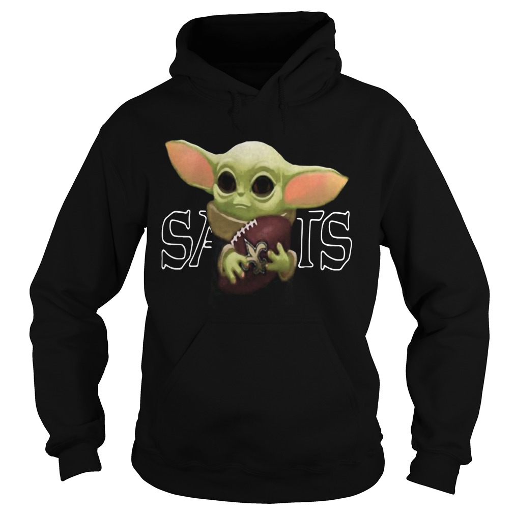 Baby Yoda Hug New Orleans Saints Hoodie