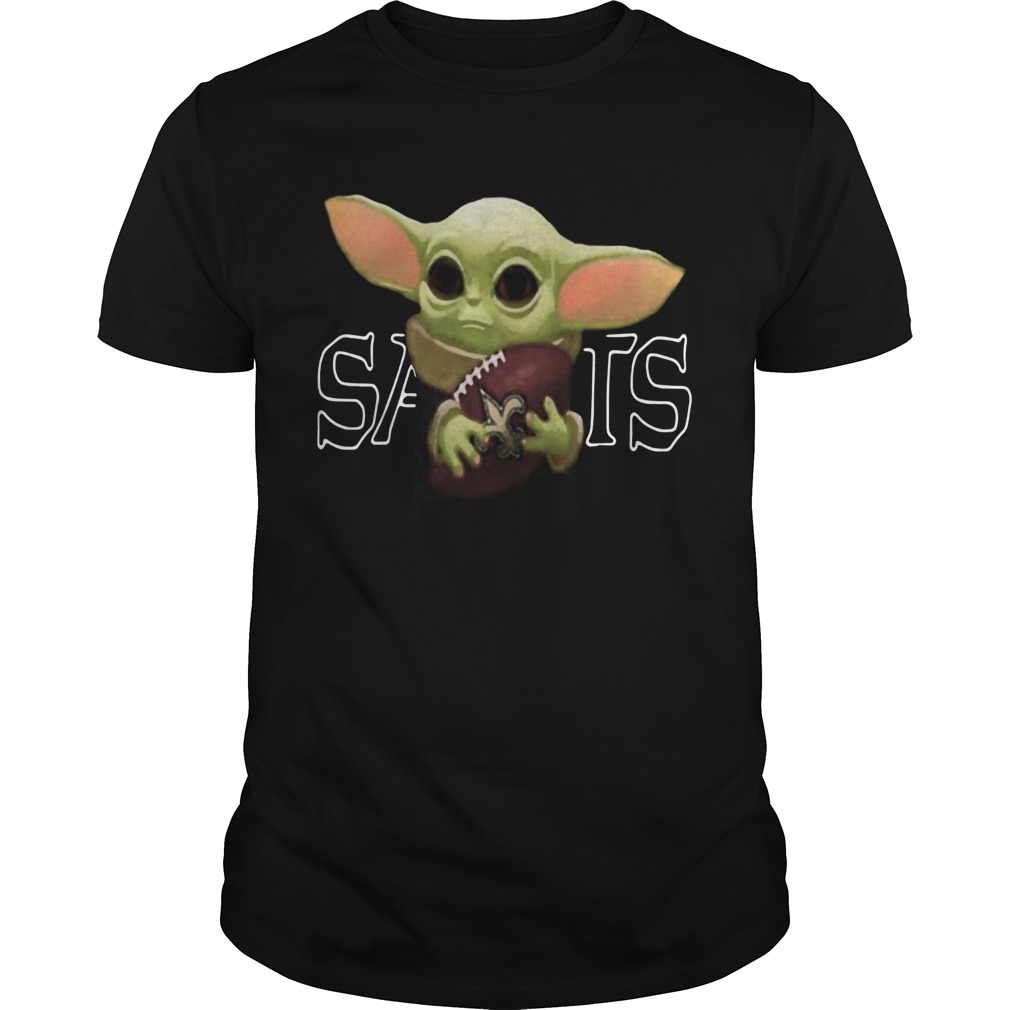 Baby Yoda Hug New Orleans Saints shirt