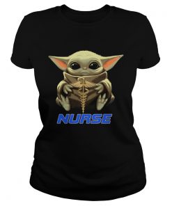 Baby Yoda Hug Nurse  Classic Ladies