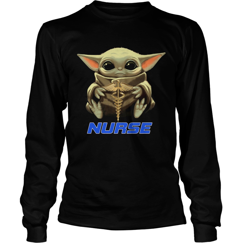 Baby Yoda Hug Nurse LongSleeve