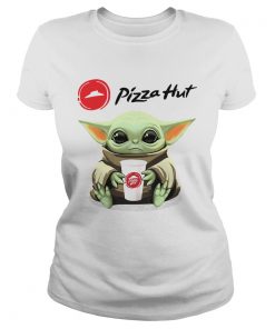 Baby Yoda Hug Pizza Hut  Classic Ladies